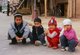 China: Uighur children in the Old Town, Kashgar, Xinjiang Province
