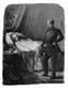 Germany / Prussia: Alexander von Humboldt, geographer, naturalist and explorer (1769-1859). The Prince Regent of Prussia at Humboldt's deathbed. 'Die Gartenlaube' (1859)