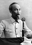 Hồ Chí Minh, born Nguyễn Sinh Cung and also known as Nguyễn Ái Quốc (19 May 1890 – 3 September 1969) was a Vietnamese Communist revolutionary leader who was prime minister (1946–1955) and president (1945–1969) of the Democratic Republic of Vietnam (North Vietnam).

He formed the Democratic Republic of Vietnam and led the Viet Cong during the Vietnam War until his death. Hồ led the Viet Minh independence movement from 1941 onward, establishing the communist-governed Democratic Republic of Vietnam in 1945 and defeating the French Union in 1954 at Dien Bien Phu.

He lost political power inside North Vietnam in the late 1950s, but remained as the highly visible figurehead president until his death.