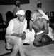 India: Indian independence leaders Mahatma Gandhi and Jawaharlal Nehru, Bombay, India, 1946