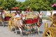 Burma / Myanmar: Brightly adorned oxen pulling a cart with a princess (young Burmese girl in her finest attire) in the Na Htwin or the Ear-Piercing Ceremony which takes place at the same time as the Shinbyu ceremony. Mandalay