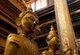 Burma / Myanmar: Gilded wooden Buddha at Wat In, Kyaing Tong (Kengtung), Shan State