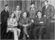 India / Pakistan: Choudhry Rehmat Ali (seated  left) with Muhammad Iqbal (centre), Khawaja Abdul Rahim (right) and a group of other young activists, Cambridge, England, 1932