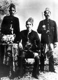 The Aceh War, also known as the Dutch War or the Infidel War (1873–1914), was an armed military conflict between the Sultanate of Aceh and the Netherlands which was triggered by discussions between representatives of Aceh and the United Kingdom in Singapore during early 1873.<br/><br/>

The war was part of a series of conflicts in the late 19th century that consolidated Dutch rule over modern-day Indonesia.<br/><br/>

Sultan Alauddin Muhammad Da'ud Syah II (1864 – 6 February 1939) was the thirty-fifth and last sultan of Aceh in northern Sumatra. He reigned from 1875 to 1903 in opposition to the Dutch colonial state. He surrendered to the Dutch in 1903.<br/><br/>

The Dutch provided the sultan with a comfortable house and a monthly allowance of 1,200 guilders. In 1907 it was revealed that the sultan had secretly helped plan attacks on Dutch positions. The colonial authorities therefore resolved to exile him to Java and from thence to Ambon. In 1918 he was allowed to settle in Meester Cornelis (Jatinegara) in Batavia (Jakarta). The ex-sultan died there on 6 February 1939 and is buried in Rawamangun.