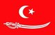 Indonesia / Netherlands: The flag of the Sultanate of Aceh (1406-1903). Aceh War (1873 - 1914)
