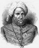 Habib Abdurrahman al-Zahir was a Yemeni Arab from the Hadramaut region who served as Vizir to Sultan Alauddin Ibrahim Mansur Syah of Aceh (r. 1857-1870). Following the death of the latter, Az-Zahir served for a time as de facto regent before travelling to Istanbul to seek Ottoman Turkish support for Aceh against the Dutch.<br/><br/>

The Turks, however, only promised moral support, and al-Zahir returned to Aceh where he assumed a new role as a military commander against the Dutch in the service of Sultan Alauddin Muhammad Da'ud Syah II (r. 1875-1903).<br/><br/>

In 1878 the Sultan (though by no means all the Acehnese forces) submitted to the Dutch under Major General Karel van der Heijden. Al-Zahir was granted a Dutch monthly pension of 1000 dollars (2,500 guilders) for life. In exchange for a promise of no further interference in Aceh, al-Zahir was exiled to Arabia together with his wives at Dutch expense.He died, probably at Mecca, in 1896.
