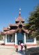 The Mingun Bell is a bell located in Mingun, Sagaing Region, Myanmar. It is located approximately 11 km (6.8 mi) north of Mandalay on the western bank of the Irrawaddy River. It was the heaviest functioning bell in the world at several times in history.<br/><br/>

The weight of the bell is 55,555 viss (90,718 kilograms or 199,999 pounds). The outer diameter of the rim of the bell is 16 feet 3 inches (4.95 m). The height of the bell is 12.0 feet (3.66 m) feet on the exterior and 11.5 feet (3.51 m) in the interior. The outside circumference at the rim is 50.75 feet (15.469 m). The bell is 6 to 12 inches (15–30 cm) thick and stands 20.7 feet (6.31 m) high from the rim to the top.<br/><br/>

The bell is uncracked and in good ringing condition. The bell does not have a clanger but is rung by striking the outer edge.<br/><br/>

Casting of the bell started in 1808 and was finished by 1810. King Bodawpaya (r. 1782–1819) had this gigantic bell cast to go with his huge stupa, Mingun Pahtodawgyi. The bell was said to have been cast on the opposite side of the river and was transported by using two boats, which after crossing the river, proceeded up two specially built canals. The canals were then dammed and the bell was lifted by raising the water level by the addition of earth into the blocked canal. In this way the bell was originally suspended.<br/><br/>

The Mingun Bell was knocked off its supports as a result of a large earthquake on 23 March 1839. It was resuspended by the Irrawaddy Flotilla Company in March 1896 using screw jacks and levers using funds from public subscription.