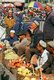 China: Uighur men in a market in central Kashgar, Xinjiang Province