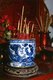 Vietnam: Incense urn on an altar in Den Ngoc Son or Jade Mountain Temple, Hoan Kiem Lake, Hanoi