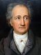 Germany: Johann Wolfgang von Goethe (1749 – 1832), German writer and statesman. Portrait by Joseph Karl Stieler (1781–1858), 1828 (detail)