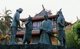 Taiwan: Statue portraying Koxinga (Cheng Chengkung) evicting the Dutch, Chihkan Tower, Tainan