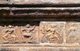 Sri Lanka: A faded bas-relief showing dancing figures at Gadaladeniya Temple, Kandy
