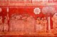 Sri Lanka: Mural depicting typical Kandyan life in the 18th century, Degaldoruwa Temple, near Kandy