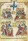 Armenia: Pentecost. Illumination from a gospel by an unknown artist, 1386