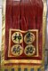 China: A Taoist banner holding incense sticks at the Beijing Dongyue Temple (Temple of the God of Taishan Mountain), a Taoist temple, Beijing