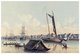 Suriname: Waterfront shipping and government buildings at Paramaribo. Jacob Eduard van Heemskerck van Beest, 1862
