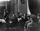 Russia / Soviet Union: Court scene at the trial of Konstantin Semenchuk and Stepan Startsev, Moscow, May 1936