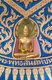 Thailand: Buddha under the Naga King's (Mucalinda) Hood in a niche at Wat Phra Yai (Big Buddha Temple), Hat Bangrak (Bangrak Beach), Ko Samui