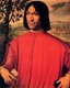 Italy: Lorenzo de' Medici (1449 - 1492), also known as Lorenzo the Magnificent, ruled Florence from 1469 to 1492. Oil painting by Girolamo Macchietti