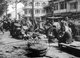 Vietnam: Street market in Cholon, Saigon (early 20th century)