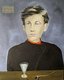 France: 'Homage to Arthur Rimbaud'. Egg tempera and marble dust on canvas, Reginald Gray (1930 - 2013) after Etienne Carjat (1871), 2011