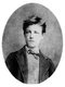 France: The young Arthur Rimbaud (1854 - 1891), aged 17. Portrait by Etienne Carjat (1828-1906), 1871