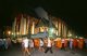 Thailand: A procession of Thai Buddhists and monks holding candles and circumambulating the viharn at Wat Suthat, Bangkok, for the Visakha Puja Festival