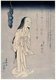 Japan: Actor Onoe Kikugoro III as the Ghost of Oiwa. Shunkosai Hokushu (fl. 1810-1832), 1826