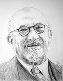 Chaim Azriel Weizmann (27 November 1874 – 9 November 1952) was a Zionist leader and Israeli statesman who served as President of the Zionist Organization and later as the first President of Israel. He was elected on 16 February 1949, and served until his death in 1952. Weizmann convinced the United States government to recognize the newly formed state of Israel.<br/><br/>

Weizmann was also a biochemist who developed the acetone–butanol–ethanol fermentation process, which produces acetone through bacterial fermentation. His acetone production method was of great importance for the British war industry during World War I. He founded the Weizmann Institute of Science in Rehovot, Israel and was instrumental in the establishment of the Hebrew University of Jerusalem.