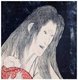 Japan: The actor Onoe Matsusuke as a female ghost, Utagawa Tokokuni I (1769-1825) undated