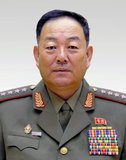 General Hyon Yong-chol was a senior North Korean military officer and Workers' Party of Korea (WPK) politician who served briefly as defence minister.<br/><br/>

South Korea's National Intelligence Service reported on May 12, 2015, that Hyon was purged and publicly executed near the end of April 2015 at Kanggon Military Training Area near Pyongyang. It was reported that he was executed – with a four-barreled light antiaircraft gun – for insubordination and sleeping during formal military rallies.