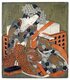 Yashima Gakutei was a Japanese artist and poet who was a pupil of both Totoya Hokkei and Hokusai. Gakutei is best known for his <i>kyoka</i> poetry and <i>surimono</i> woodblock works.