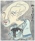 Japan: The yokai (supernatural monster) Nurarihyon, leader of the 'Hyakki Yako' (Night Parade of One Hundred Demons). Sawaki Suushi, 'Hyakkai Zukan', 1737