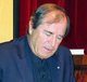 USA: Author Paul Theroux at the Chicago Public Library during his book tour for 'Ghost Train to the Eastern Star', 25 September 2008