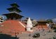 Nepal: The Maju Dega Temple (left), Kamdev Temple (white building, centre) and the Shiva Parbati Temple (right), Durbar Square, Kathmandu