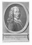 François-Marie Arouet (21 November 1694 – 30 May 1778), known by his nom de plume Voltaire, was a French Enlightenment writer, historian, and philosopher famous for his wit, his attacks on the established Catholic Church, and his advocacy of freedom of religion, freedom of expression, and separation of church and state.<br/><br/>

Voltaire was a versatile writer, producing works in almost every literary form, including plays, poems, novels, essays, and historical and scientific works. He wrote more than 20,000 letters and more than 2,000 books and pamphlets. He was an outspoken advocate, despite the risk this placed him in under the strict censorship laws of the time. As a satirical polemicist, he frequently made use of his works to criticize intolerance, religious dogma, and the French institutions of his day.