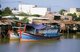 Vietnam: Fishing boats and stilted houses in the harbour at Nha Trang, Khanh Hoa Province