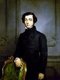 France: Alexis de Tocqueville (1805-1859), politician, historian, philosopher. Oil on canvas, Theodore Chasseriau, 1850