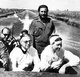 Cuba / France: Jean-Paul Sartre and Simone de Beauvoir on a boat trip with Fidel Castro during their visit to Cuba in 1960