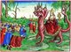 Germany: The Whore of Babylon, Revelation 17:1-18. Hand-coloured print from The Luther Bible, 1534