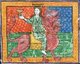Spain: The Whore of Babylon, Revelation 17:1-18. Illuminated miniature from the Beatus of Liebana, 1220