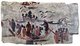 China: Eight men ferrying a statue of the Buddha across a river. Fresco, Mogao Cave 323, Dunhuang, Gansu Province, 7th century