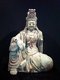 China: Wooden image of Guanyin, the Goddess of Mercy. Ming Dynasty (1368-1644)