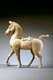 China: Pottery horse from Sichuan, Han Dynasty (206 BCE - 220 CE)
