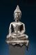 Thailand / Lan Na Kingdom: Buddha image seated in bhumisparsa mudra ('Calling the Earth to Witness'), silver, Chiang  Saen, c. 1525