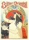 Belgium: 'Bitter Oriental' Art Nouveau advertising poster, Henri Privat-Livemont, 1897