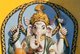 Nepal: The elephant-headed Hindu god Ganesh at a shrine in Kathmandu