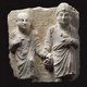 Syria: Funerary relief of two brothers, Palmyra, c. 2nd century CE
