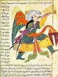 Abu Yahya Zakariya' ibn Muhammad al-Qazwini (born 1203 - died 1283), was a Persian physician, astronomer, geographer and proto-science fiction writer.<br/><br/>

Born in the Persian town of Qazvin, he was descended from Anas ibn Malik, Zakariya' ibn Muhammad al-Qazwini served as legal expert and judge (qadhi) in several localities in Persia and at Baghdad. He travelled around in Mesopotamia and Syria, and finally entered the circle patronized by the governor of Baghdad, ‘Ata-Malik Juwayni (d. 1283 CE).