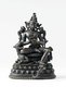 India: Bronze and silver image of the bodhisattva Manjushri, Bengal, Pala Dynasty, 11th century
